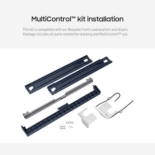 Foto 4 | Kit De Apilamiento Para Lavadoras/secadoras Samsung Bespoke Skk-9mcd, Color Azul Cepillado - Venta Internacional.