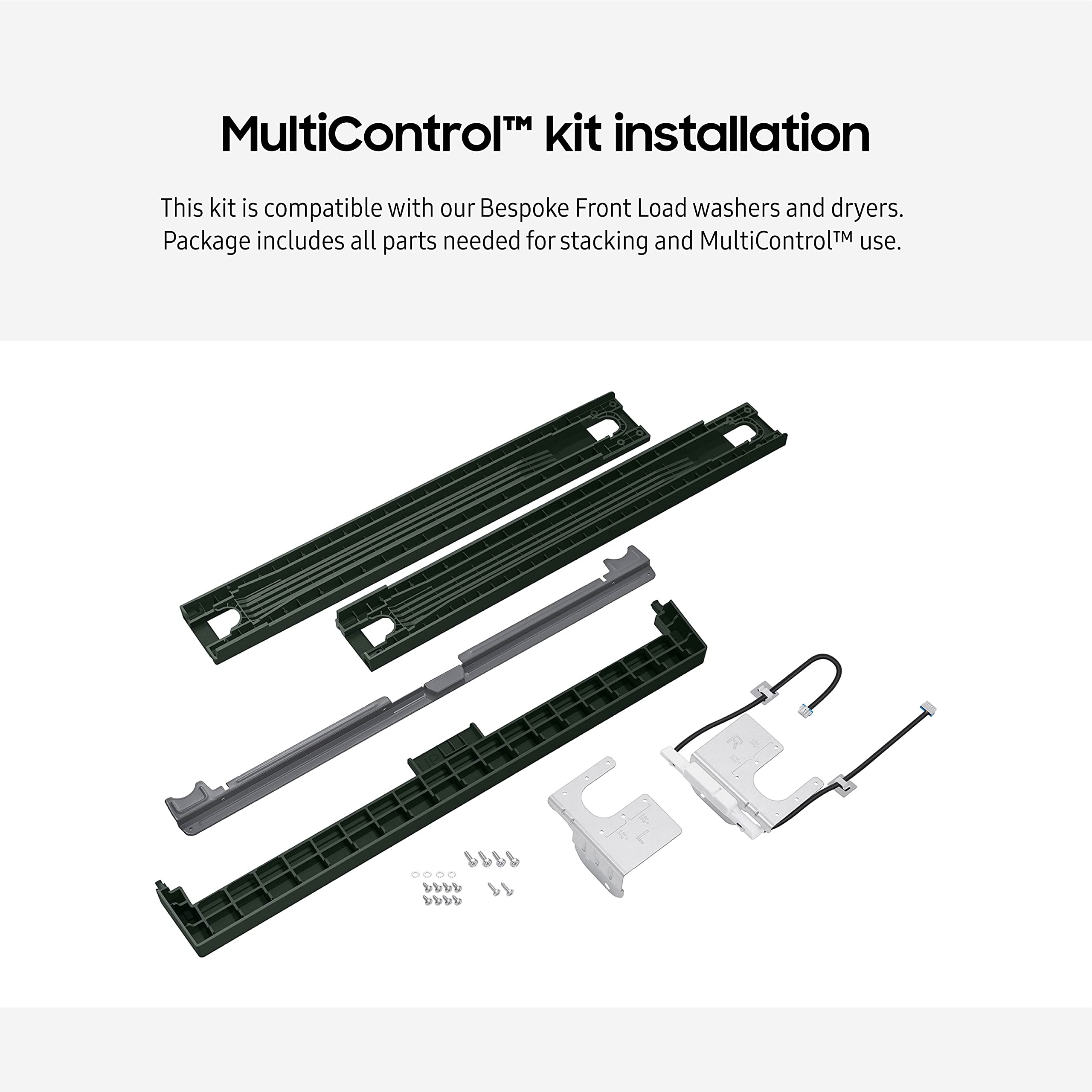 Foto 5 pulgar | Kit De Apilamiento Para Lavadora/secadora Samsung Bespoke Skk-9mcg, Color Verde - Venta Internacional.