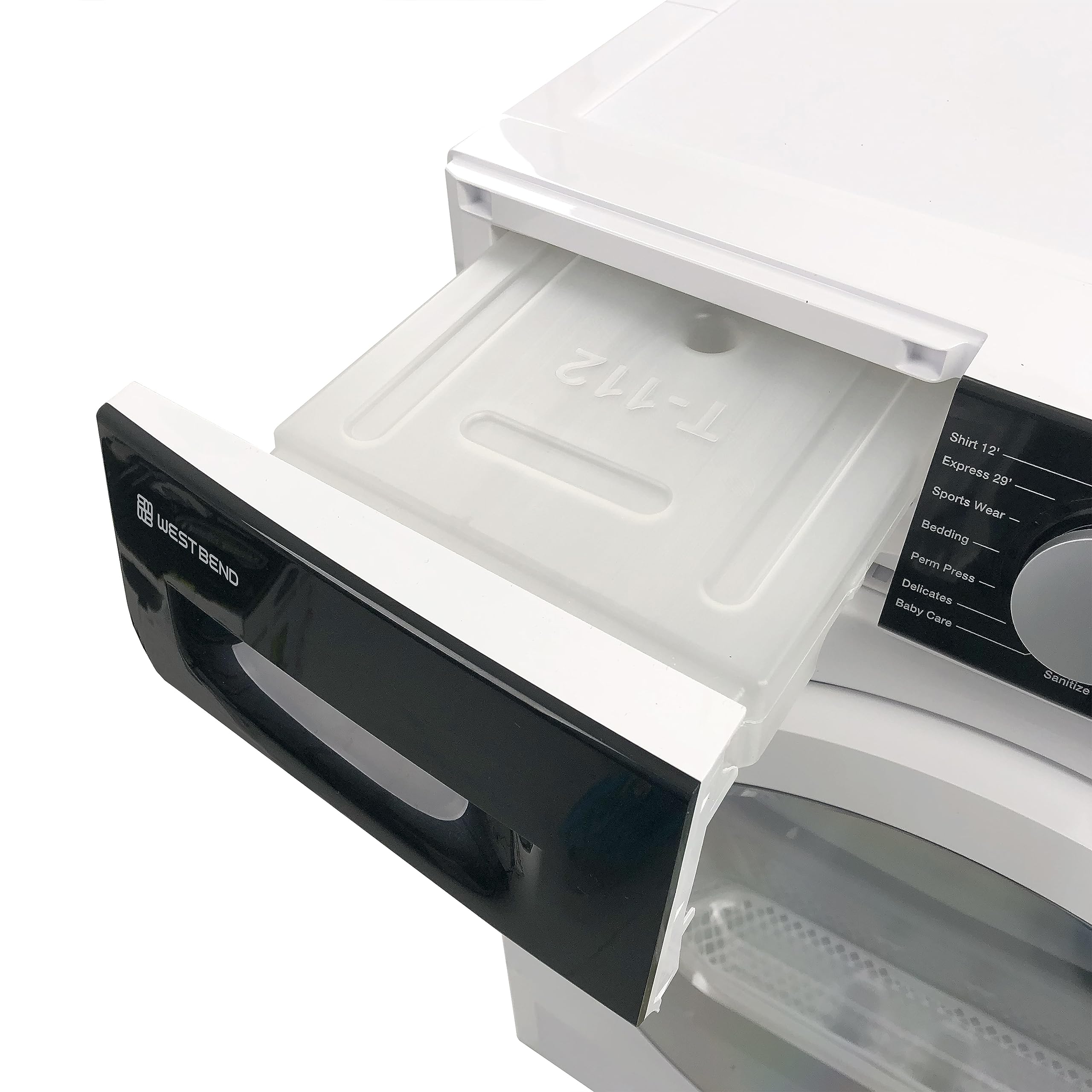 Foto 5 pulgar | Secadora De Ropa West Bend Front Load Compact De 4 Pies Cúbicos, Blanca - Venta Internacional.