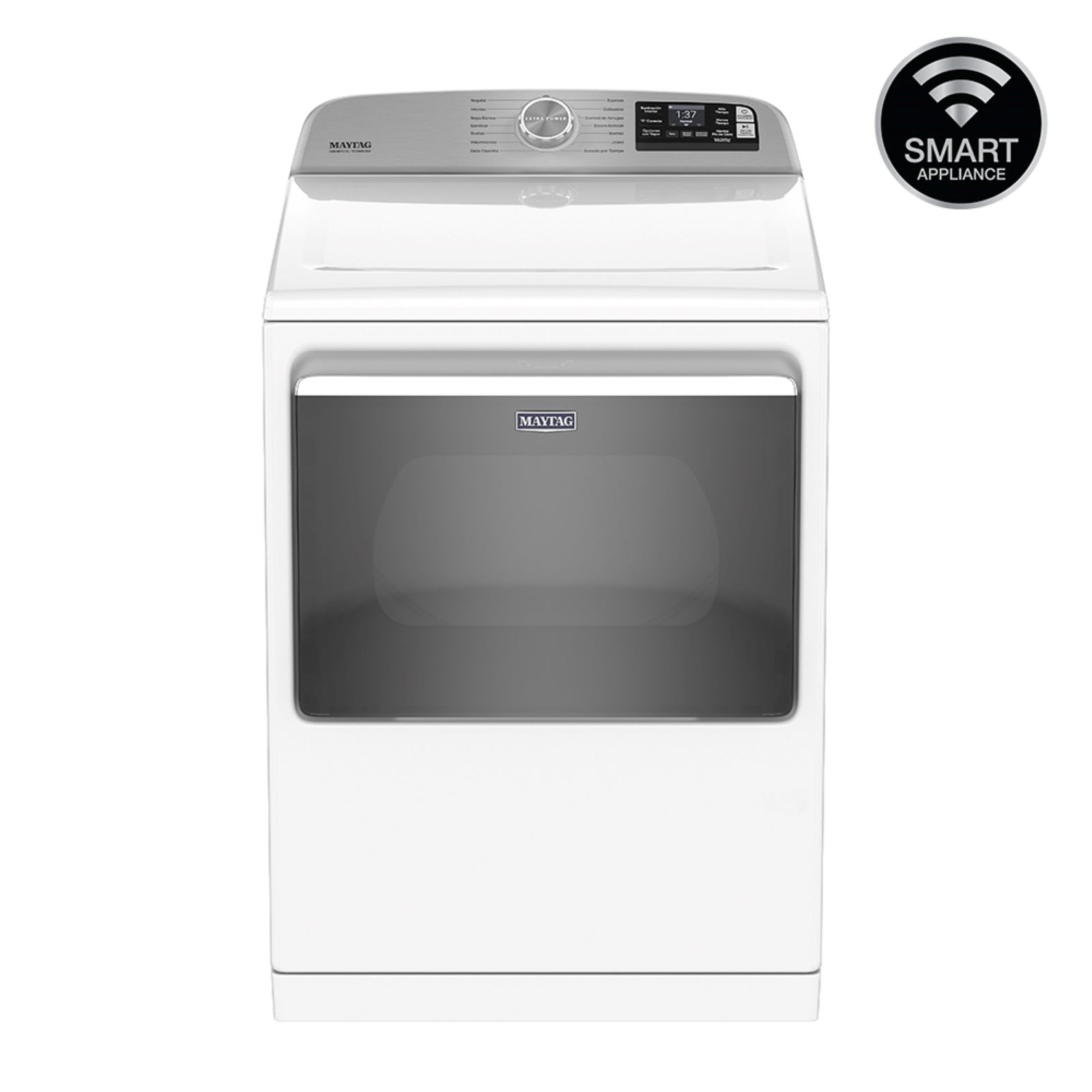 Secadora Carga Superior Gas 28kg Extra Power Conectada Blanco