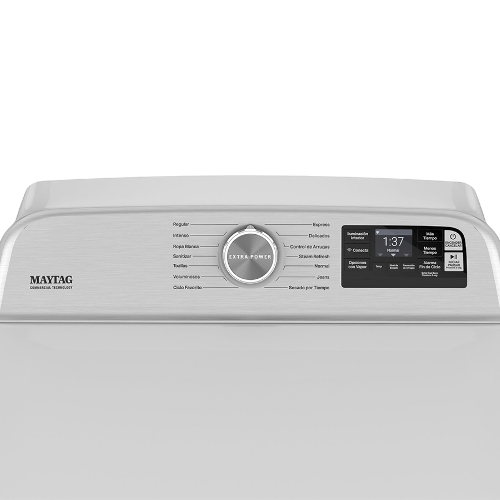 Foto 4 pulgar | Secadora Carga Superior Gas 28kg Extra Power Conectada Blanco