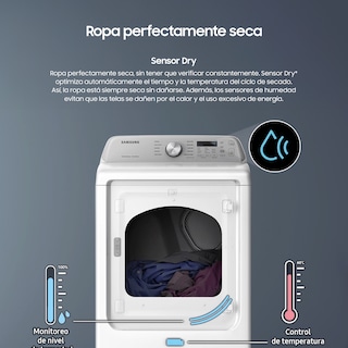Foto 3 | Secadora De Ropa Samsung 24kg Frontal Sensor Dry Color Negro