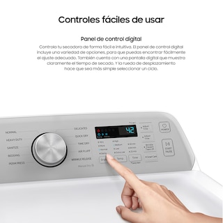 Foto 5 | Secadora De Ropa Samsung 24kg Frontal Sensor Dry Color Negro