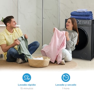 Foto 5 | Lavasecadora Midea Carga Frontal Smart Dial 12.5 Kg / 7 Kg