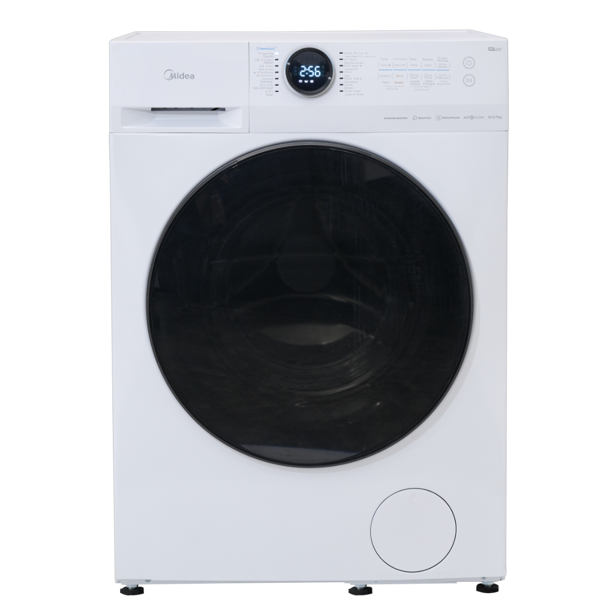 Lavasecadora Midea Carga Frontal Smart Dial Blanca 15 Kg / 8 Kg