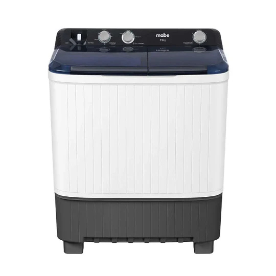 Lavadora Semiautomática Mabe 11 kg Doble Tina Blanco