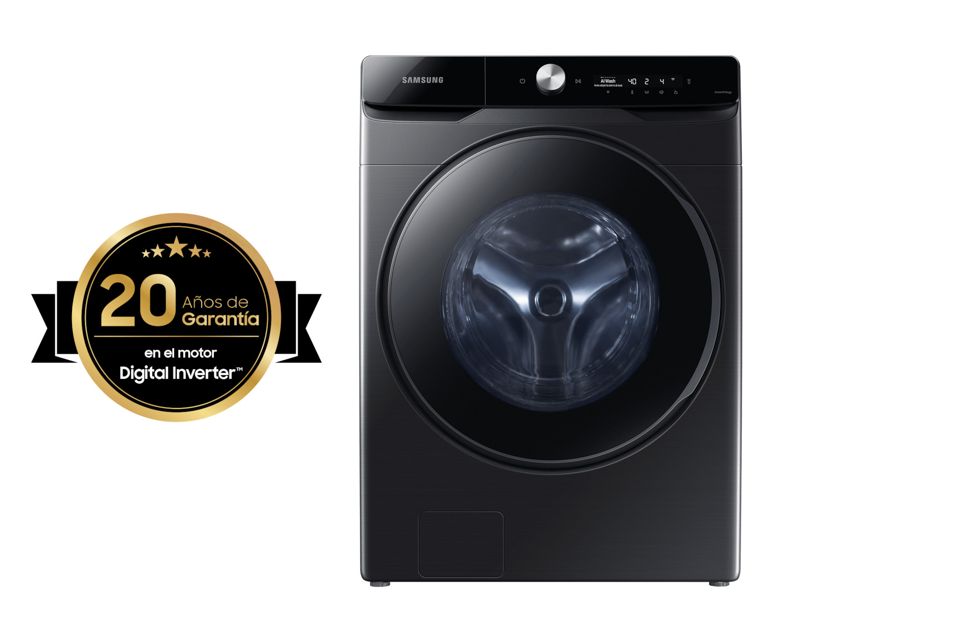 Foto 3 pulgar | Lavasecadora Samsung 22kg 13kg Ecobubble Acero Oscuro
