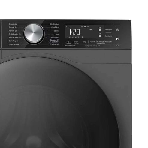 Foto 6 pulgar | Lavasecadora Hisense 16 Kilos Negro Wd5s1645bt