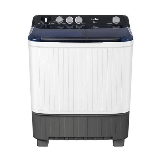 Foto 1 | Lavadora Semiautomática Mabe 16 Kg Doble Tina Blanco