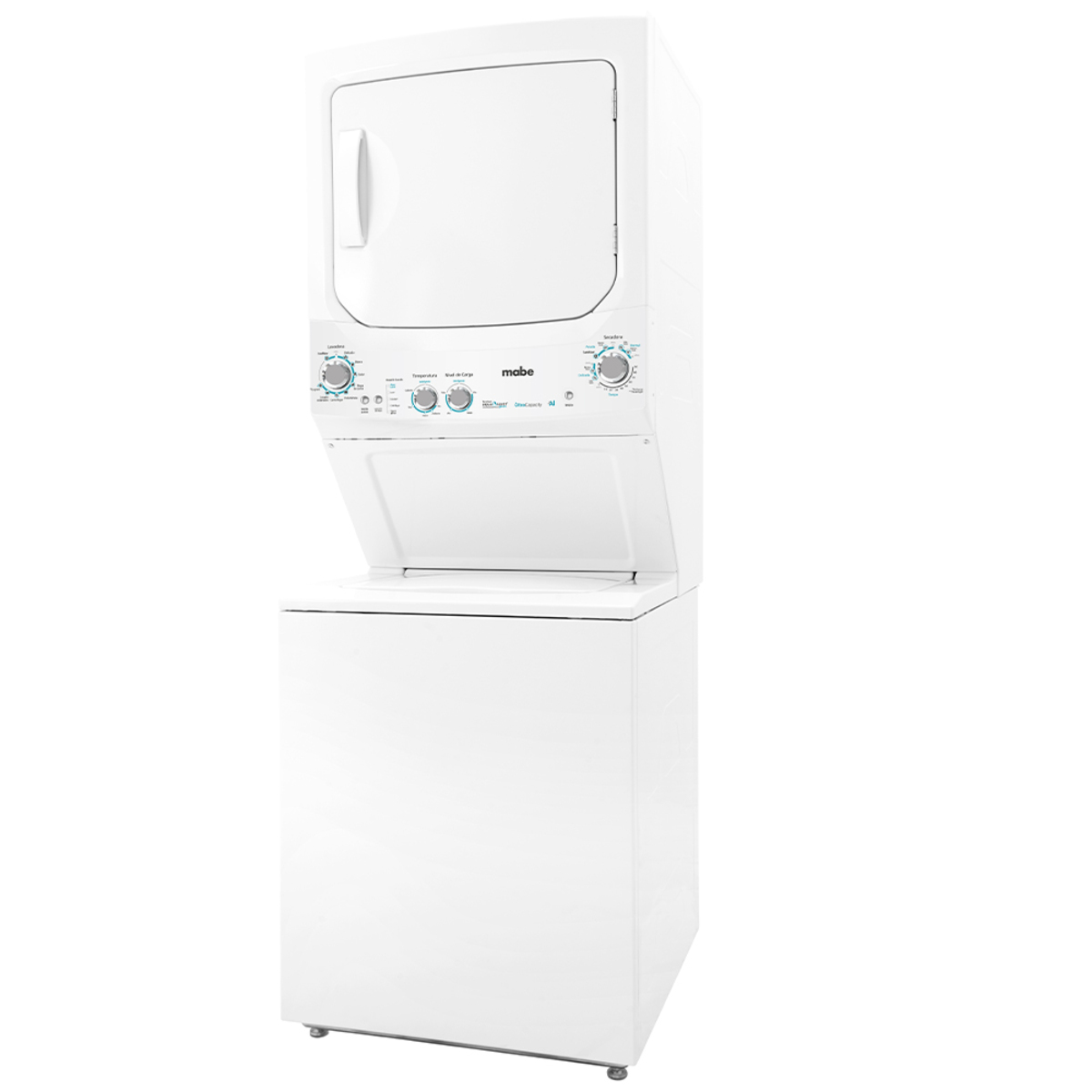 Foto 3 | Centro de Lavado Eléctrico 24 Kg Blanco Mabe AI Ultracapacity MCL2440ESBB0