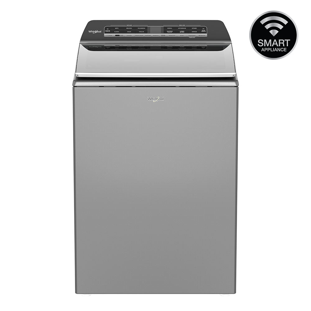 Foto 2 | Lavadora Whirlpool color Gris Carga Superior  Smart