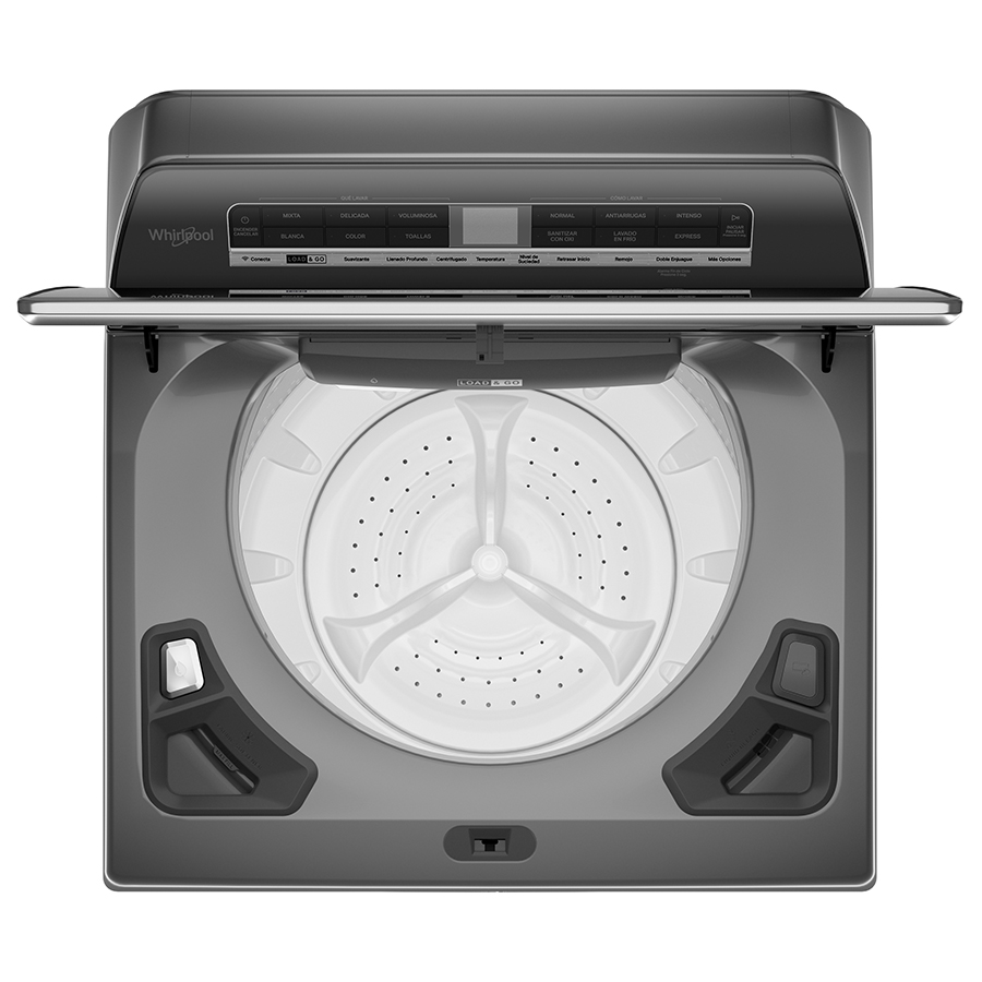 Foto 3 | Lavadora Whirlpool color Gris Carga Superior  Smart