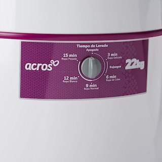 Foto 3 | Lavadora 22 Kg Acero Porcelanizado Blanco Alf-2253eb Acros