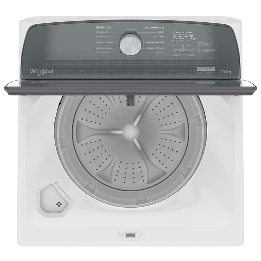 Foto 2 | Lavadora Whirlpool 8Mwtw2041wjm color Blanco de 20K