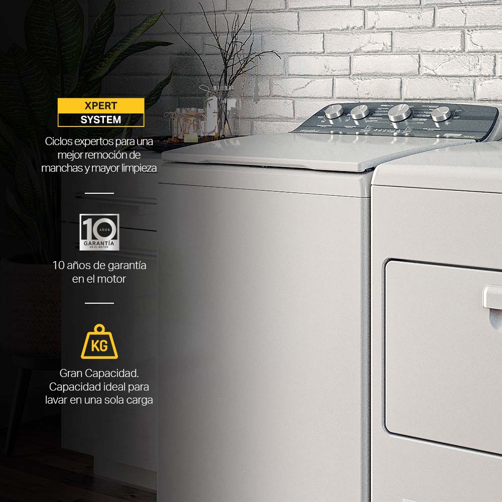 Foto 9 pulgar | Lavadora Whirlpool 8mwtw2024mjm de 20K color Blanco