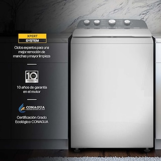 Foto 8 | Lavadora Whirlpool 8Mwtw1844mjm color Blanco de 18K