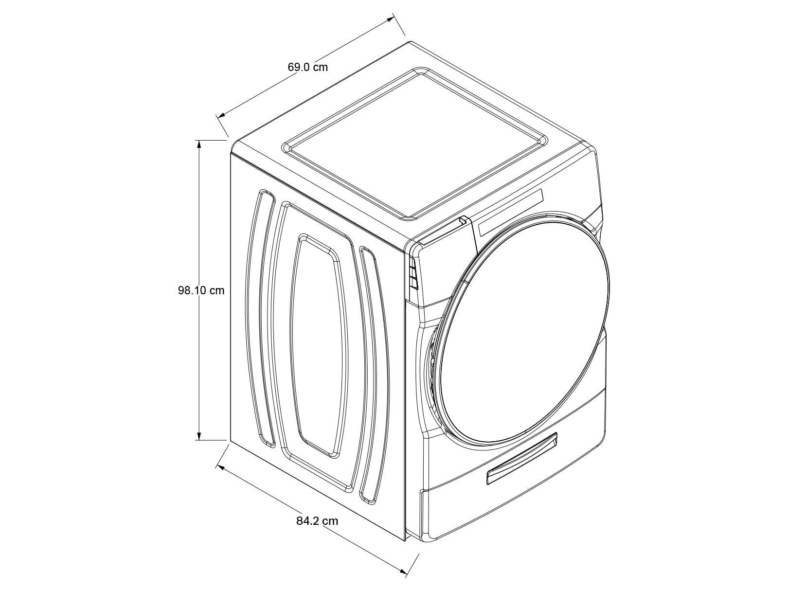 Foto 8 pulgar | Lavadora Whirlpool Carga Frontal Xpert Inverter 21kg Mod-7mwfw5605mc color Gris