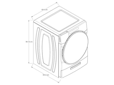 Foto 7 | Lavadora Whirlpool Mod-7mwfw5605mc Gris Xpert Inverter 21 kg