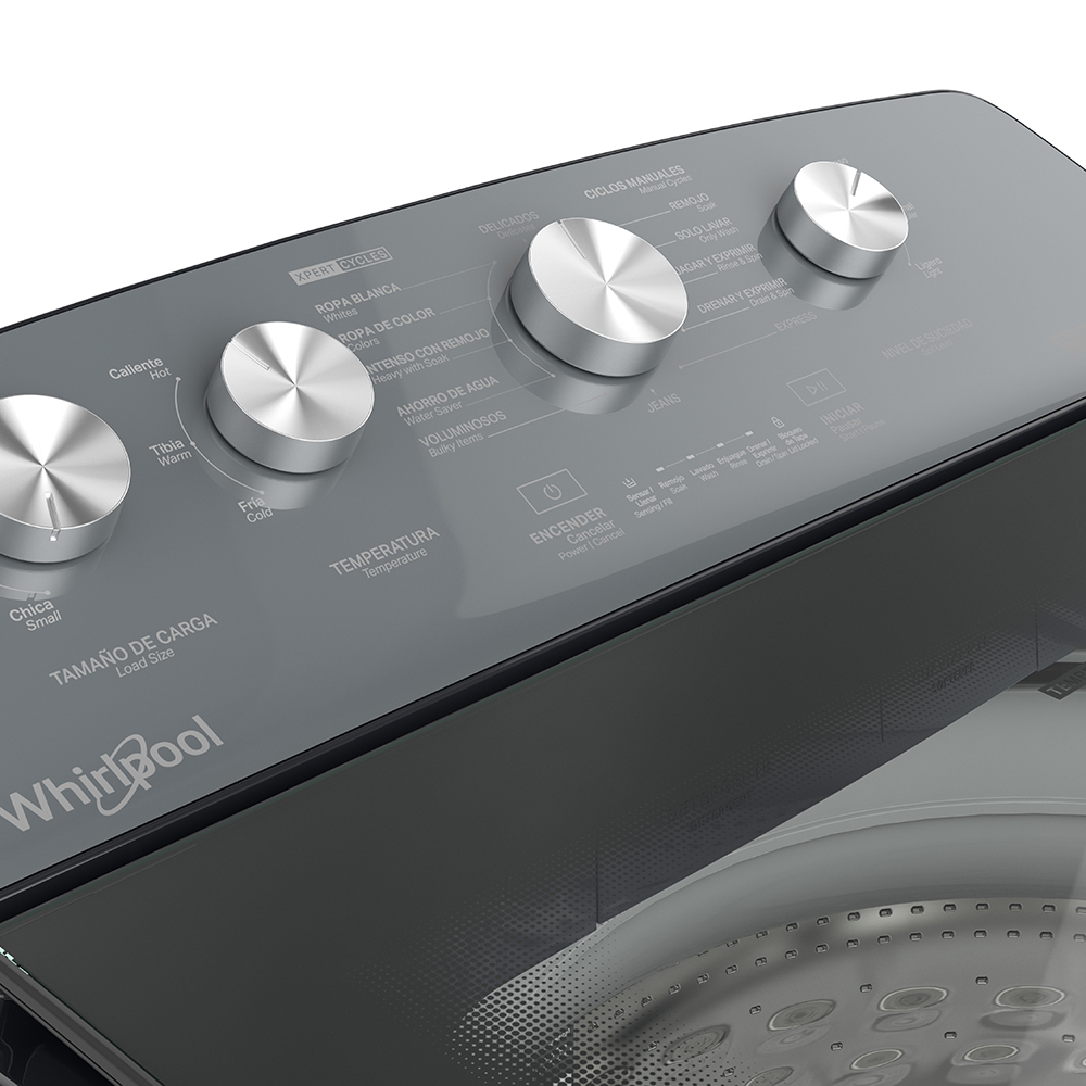 Foto 6 pulgar | Lavadora Whirlpool 8mwtw1844wmg Carga Superior 18kg Xpert System color Gris