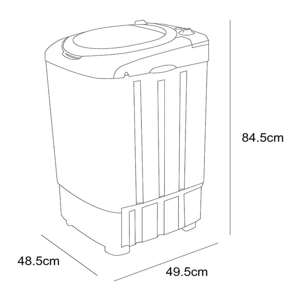 Foto 6 pulgar | Lavadora Dace Semiautomática 11 kg La11101 Atrapa Pelusa