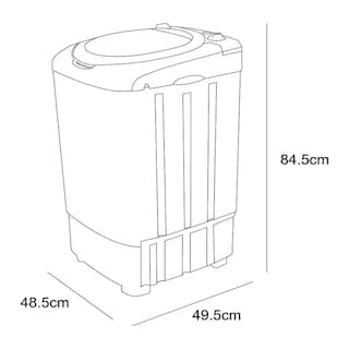 Foto 5 | Lavadora Dace Semiautomática 11 kg La11101 Atrapa Pelusa