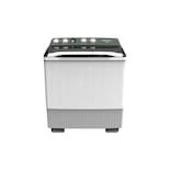 Lavadora Semiautomática Hisense WSA1803P color Blanca Doble Tina 18 kg