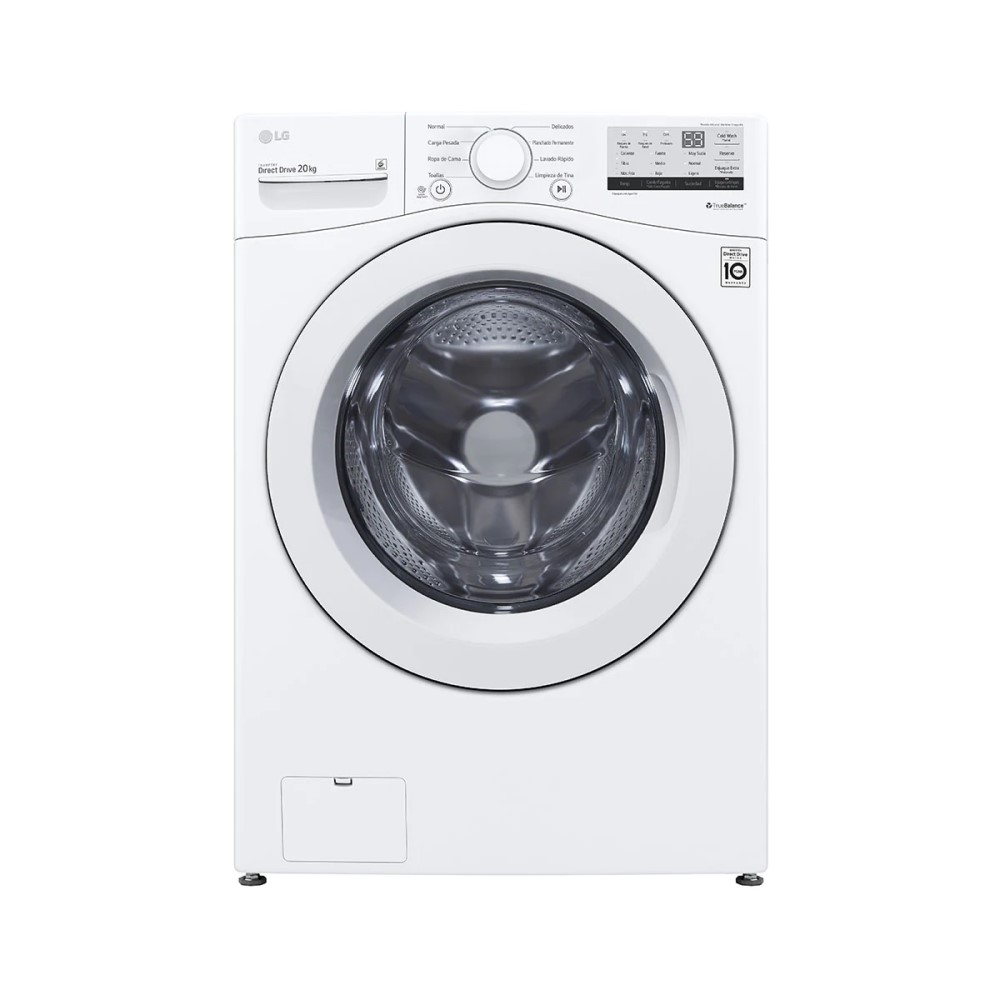 Lavadora de Carga Frontal LG WM20WV26W Inverter Direct Drive 20 kg Blanca