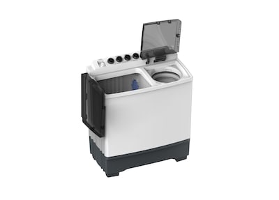 Foto 2 | Lavadora Semiautomática Dos Tinas Midea 19kg Twin Force Pulsator color Blanco