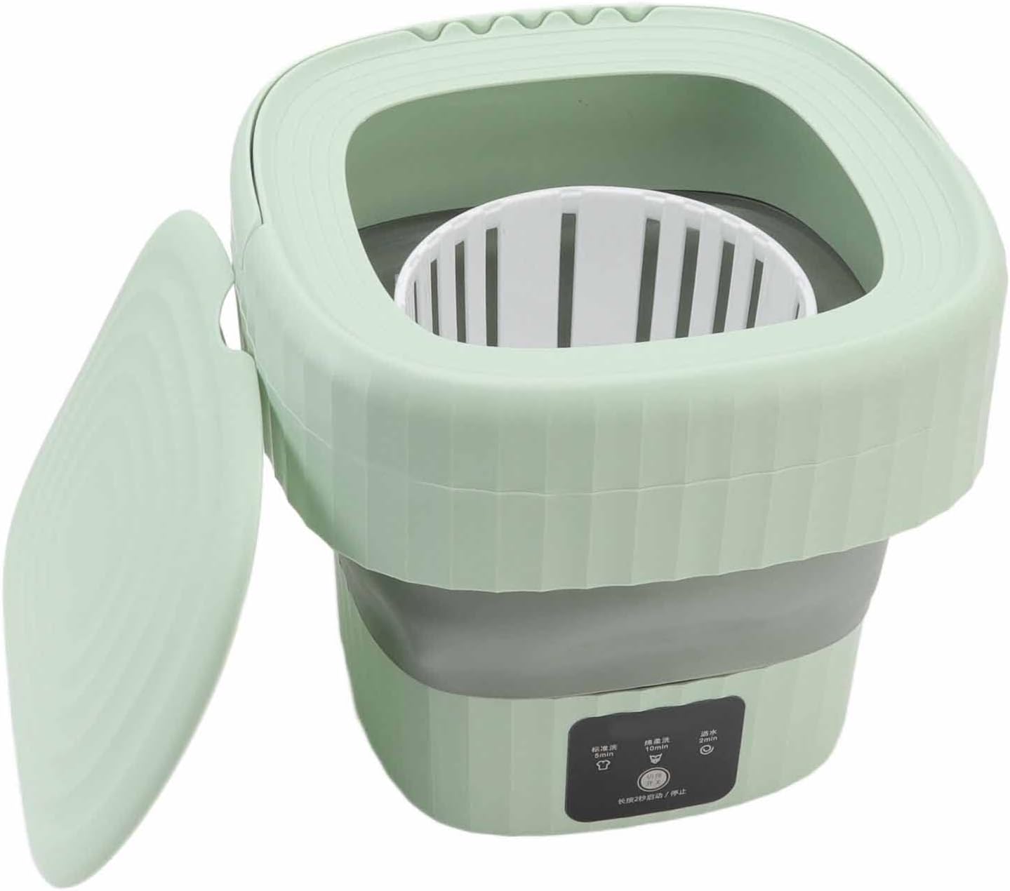 Foto 2 pulgar | Lavadora Portátil Verde con Centrifugado