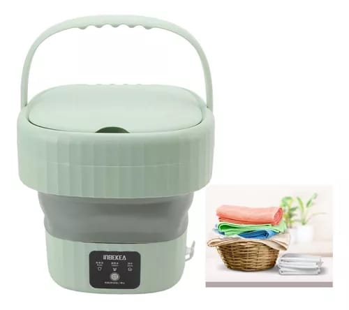 Foto 2 | Lavadora Portátil Verde con Centrifugado