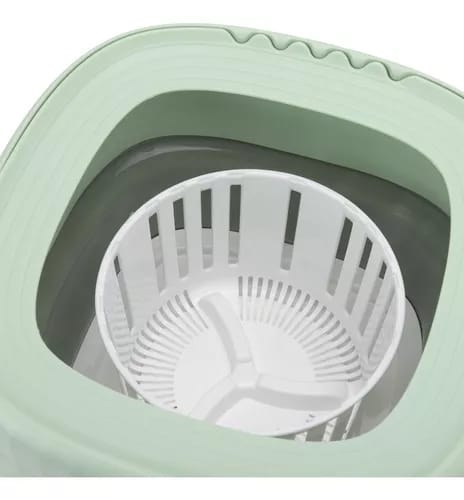 Foto 4 pulgar | Lavadora Portátil Verde con Centrifugado