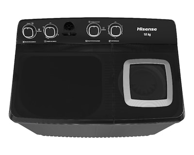 Foto 2 | Lavadora Semiautomática Hisense Wsa1804p 18kg Gris 127v
