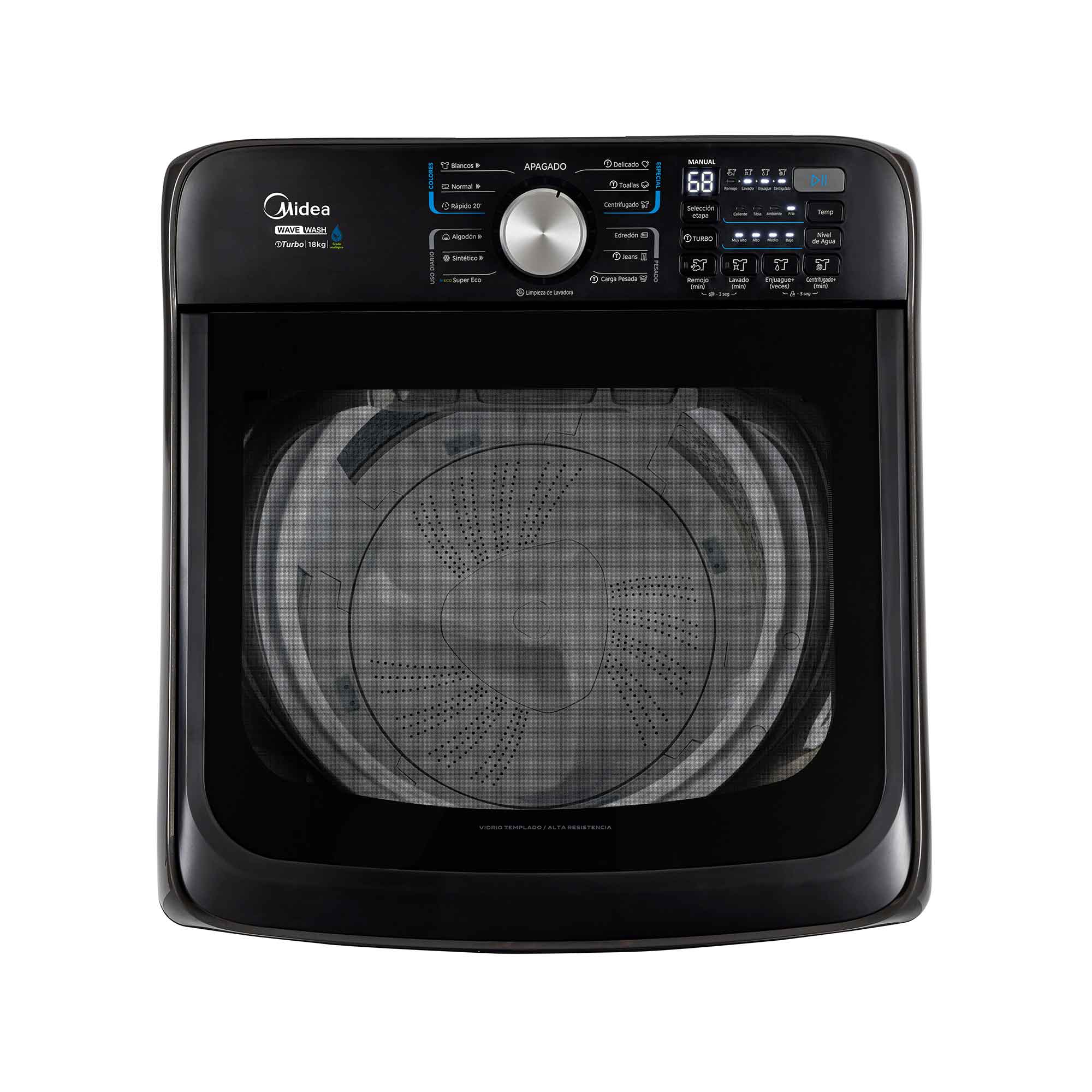 Foto 5 | Lavadora Midea MA512W18/T Gris de 18 k