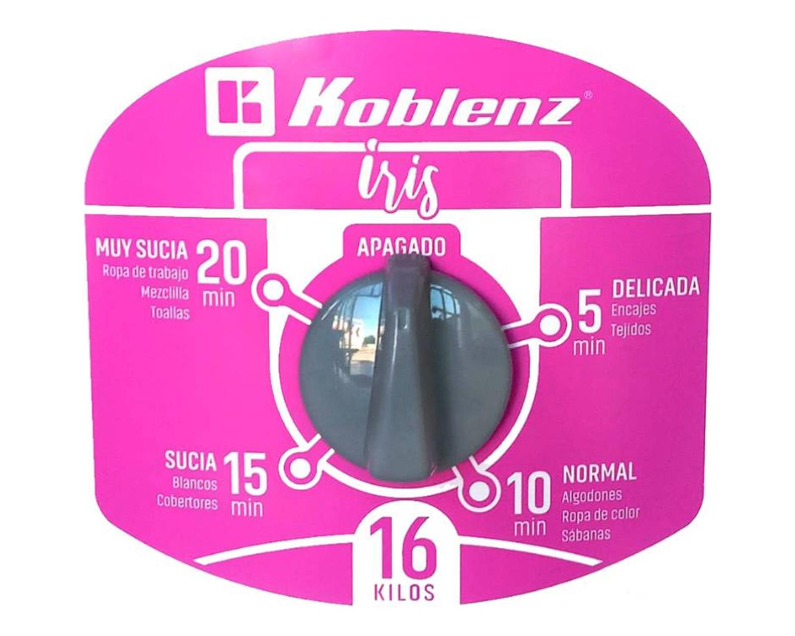 Foto 5 pulgar | Lavadora Manual Koblenz Iris Lrk-16i  16kg Blanca