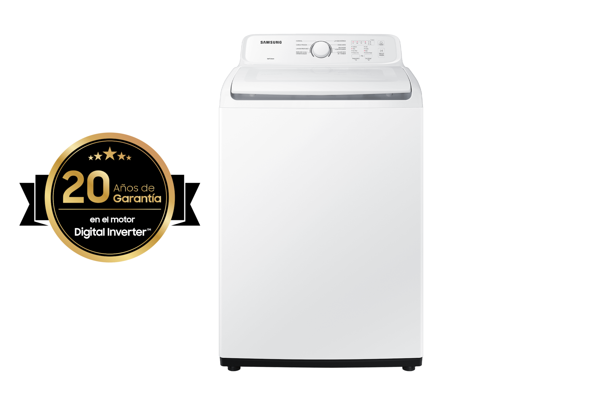 Foto 3 pulgar | Lavadora Samsung Superior 22 kg BubbleStorm Self Clean Blanca