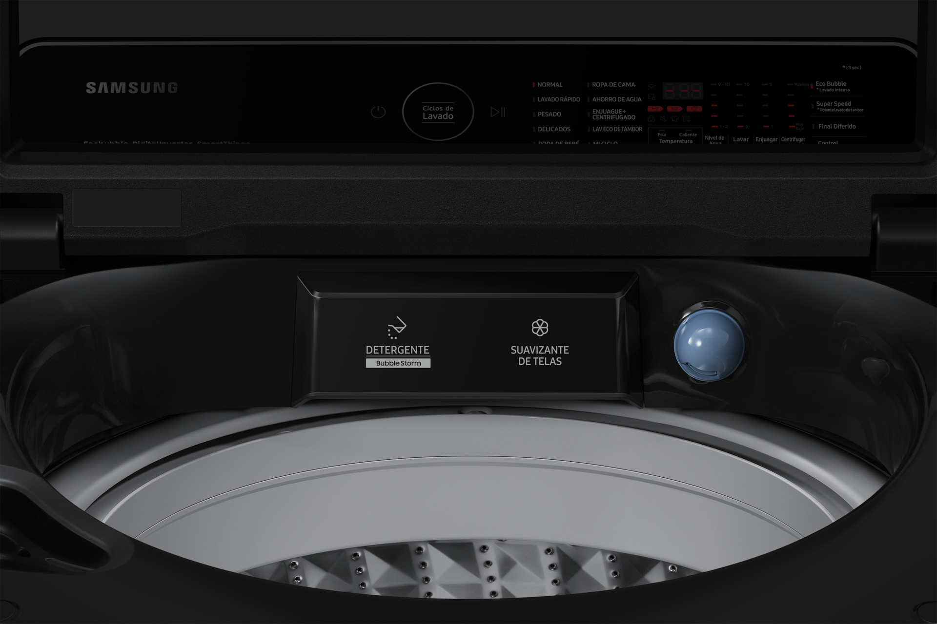 Foto 5 | Lavadora Samsung Superior Digital Inverter Negra 19 kg