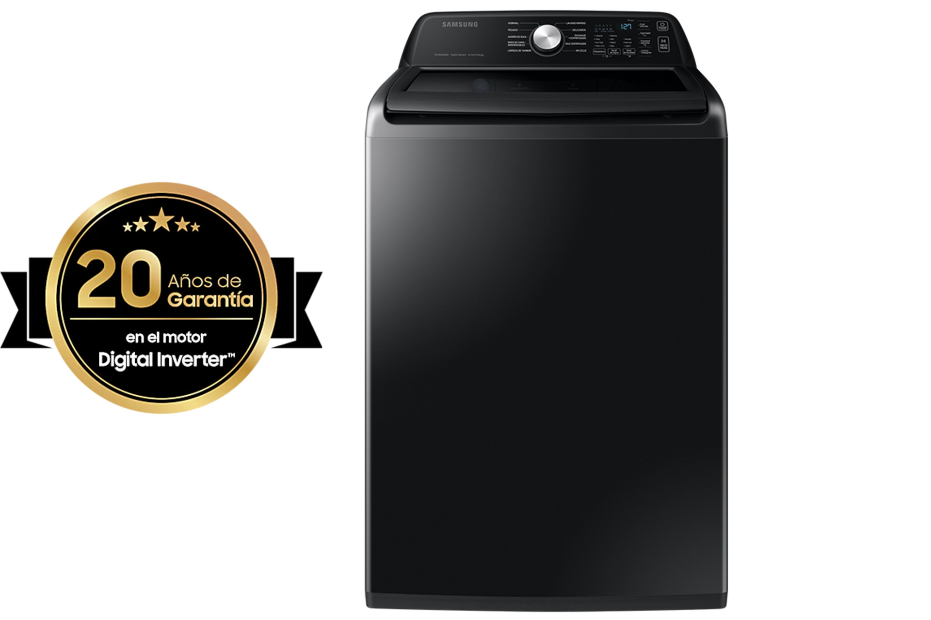 Foto 3 pulgar | Lavadora Samsung 23 kg Pulsador Center Jet Ecobubble Negra