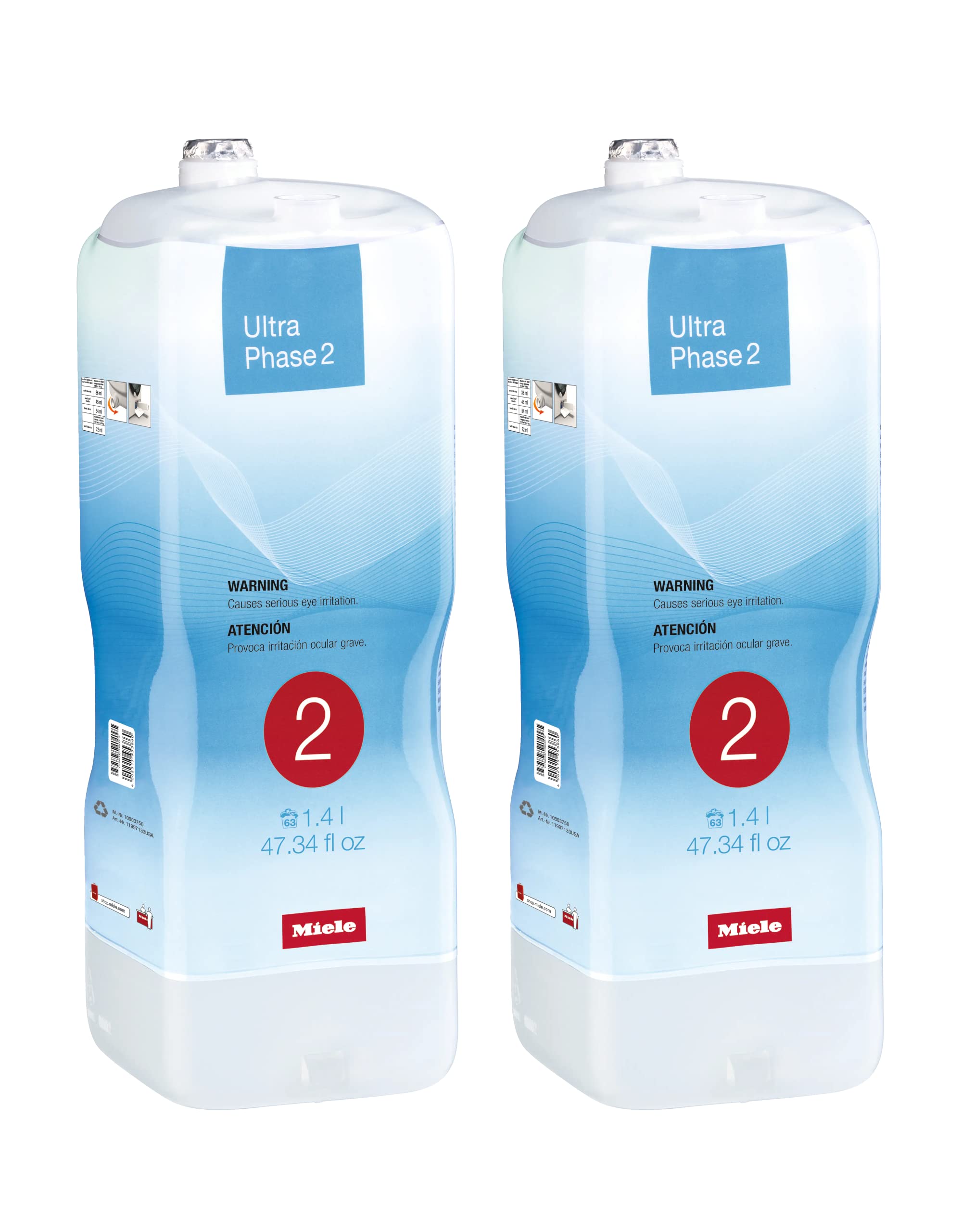 Foto 2 pulgar | Detergente Miele Ultraphase 2 1,4 Litros, 63 Cargas Para Blancos - Venta Internacional.