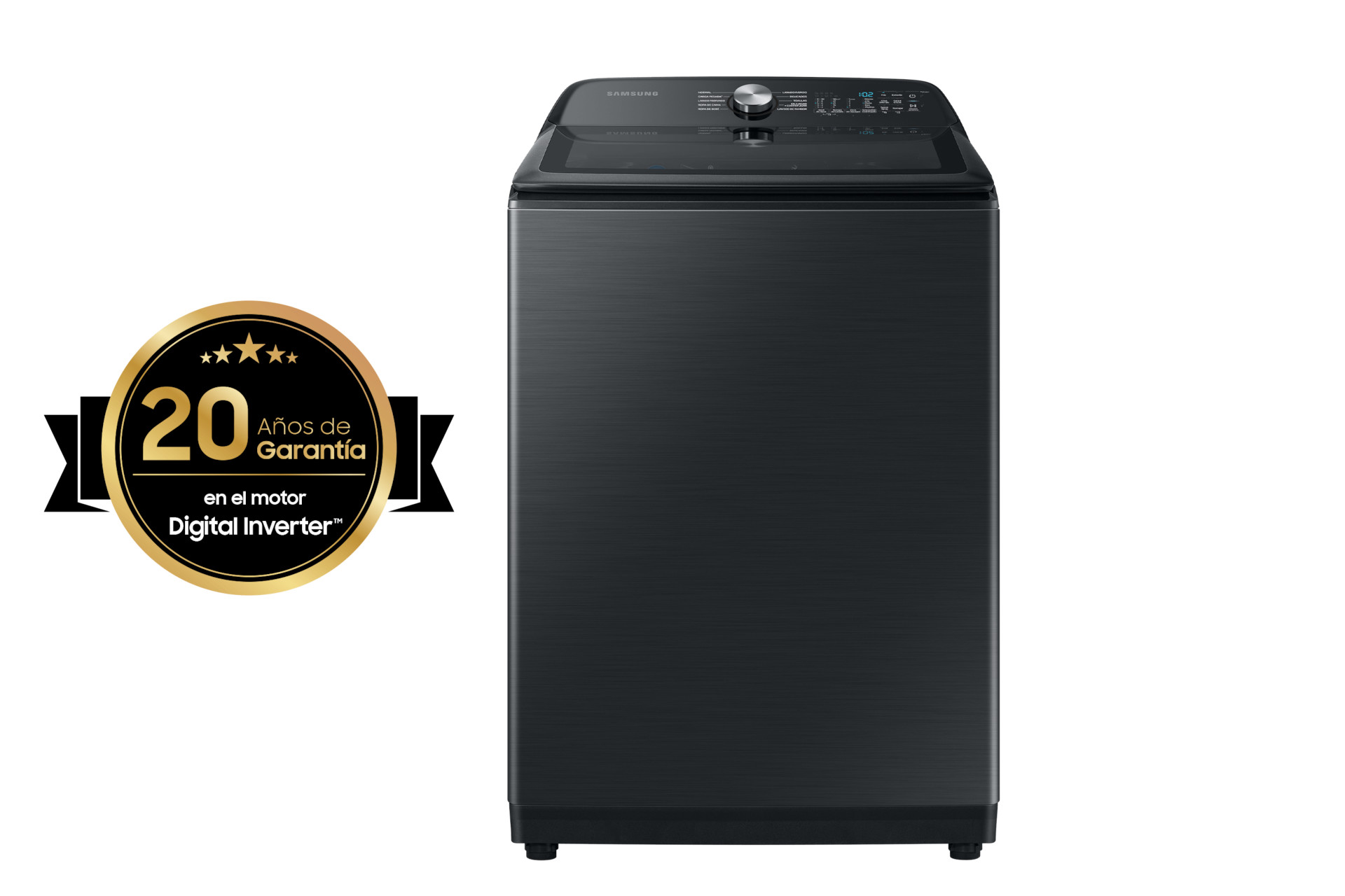Foto 3 pulgar | Lavadora Samsung Superior 28 kg Inverter BubbleStorm AI Negra
