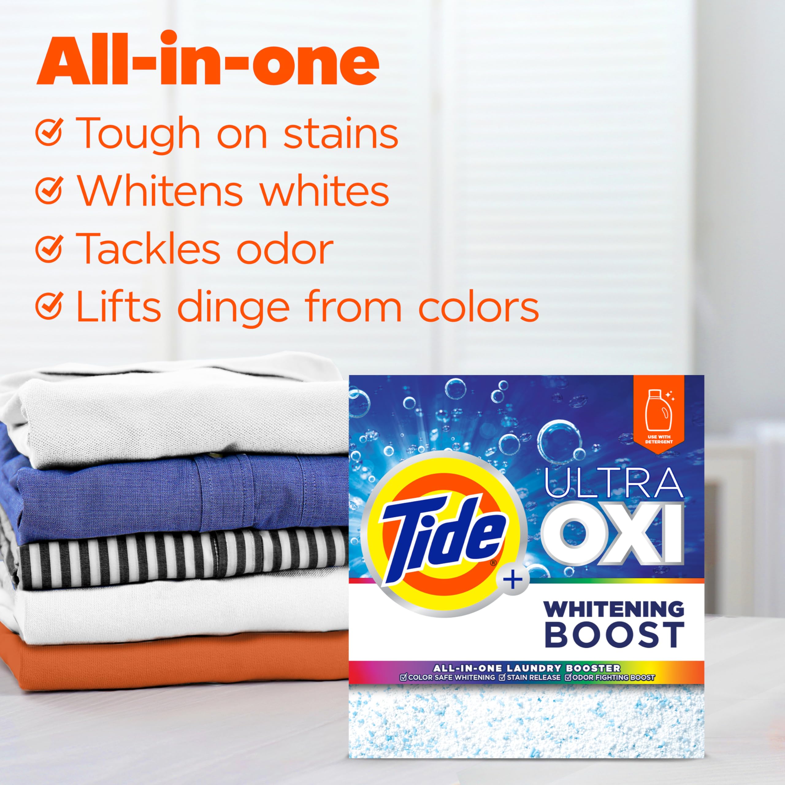 Foto 4 pulgar | Blanqueador Laundry Booster Tide Ultra Oxi, 1,68 L, 66 Cargas - Venta Internacional.