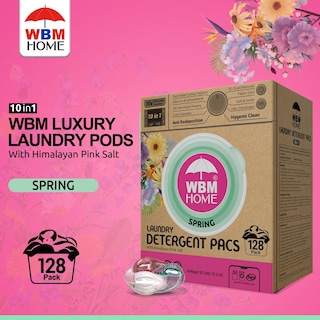 Foto 2 | Detergente En Cápsulas Wbm Home Spring Fragrance, 128 Unidades - Venta Internacional.