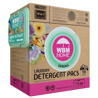 Foto 1 | Detergente En Cápsulas Wbm Home Spring Fragrance 96 Unidades - Venta Internacional.