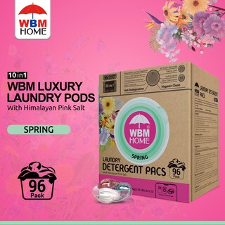 Foto 2 | Detergente En Cápsulas Wbm Home Spring Fragrance 96 Unidades - Venta Internacional.