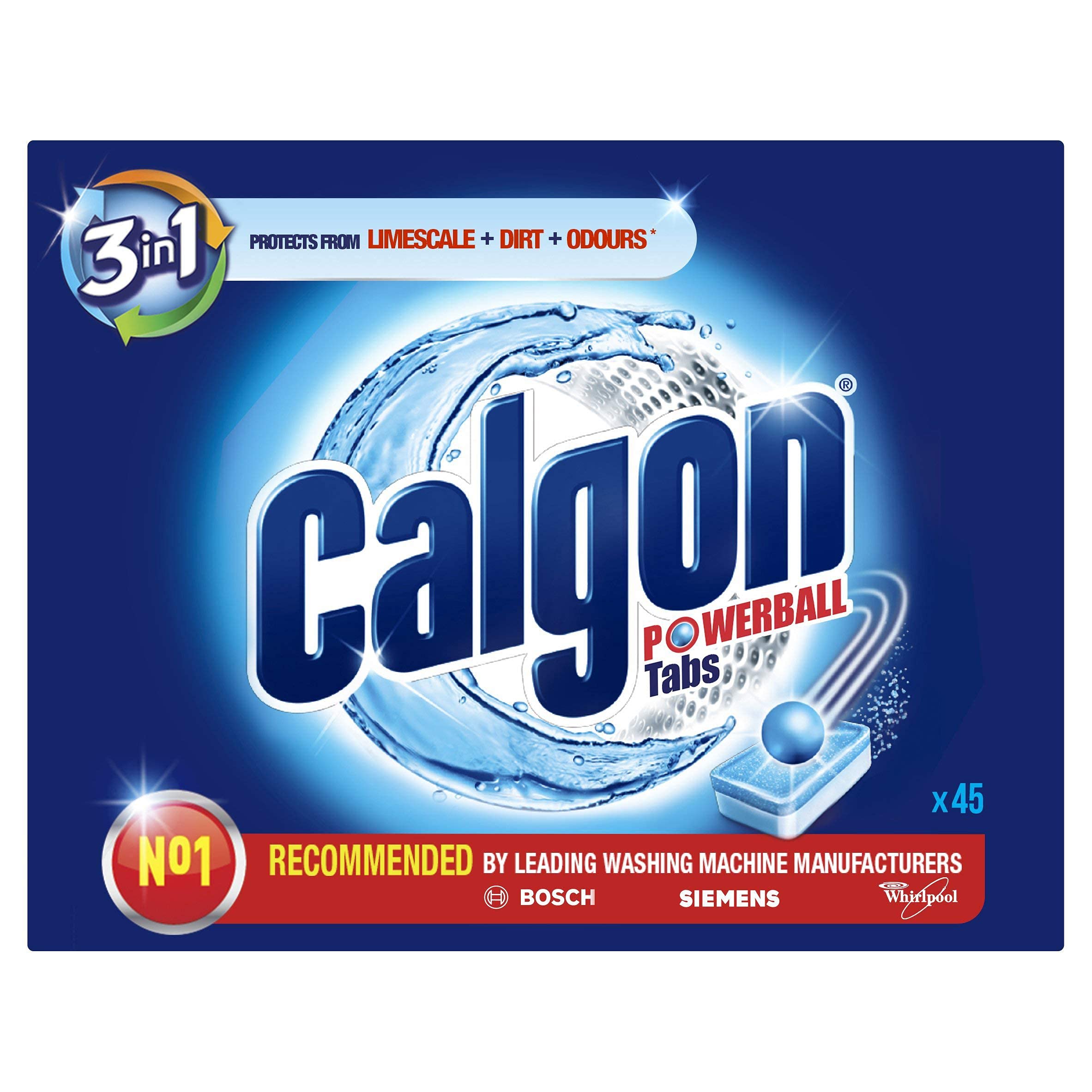 Tabletas Suavizantes De Agua Calgon 3 En 1, 45 Tabletas - Venta Internacional.