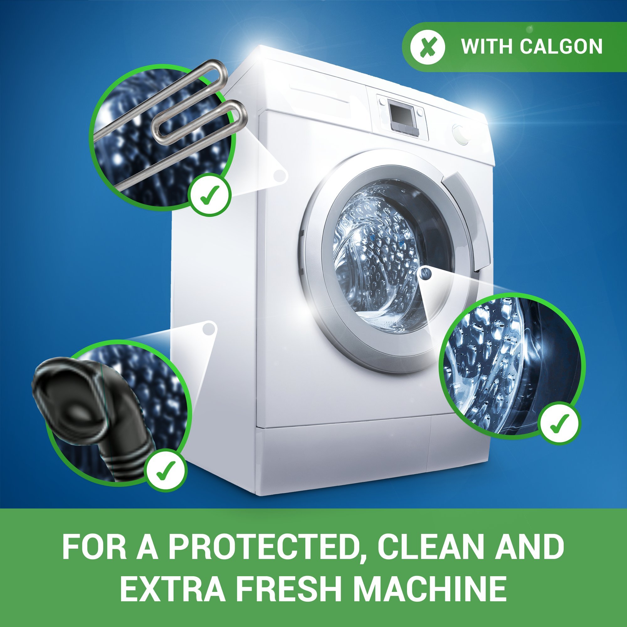 Foto 6 pulgar | Tabletas Suavizantes De Agua Calgon 3 En 1, 45 Tabletas - Venta Internacional.