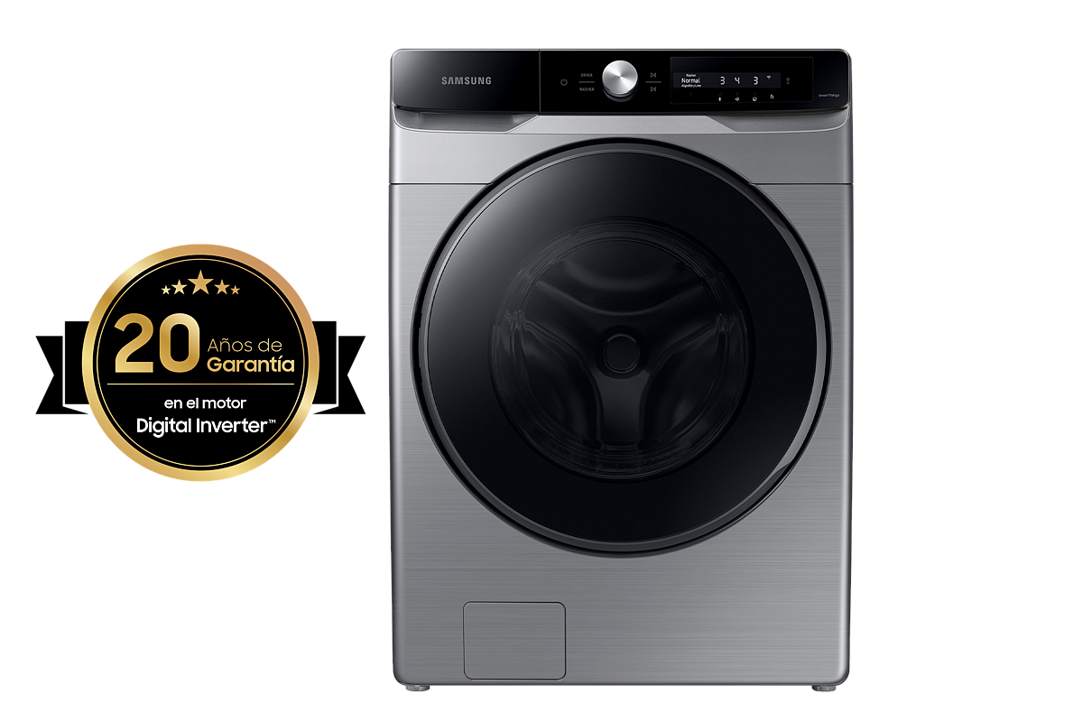 Foto 3 pulgar | Lavadora Samsung Frontal Ai Control Wi Fi  22 Kg Gris