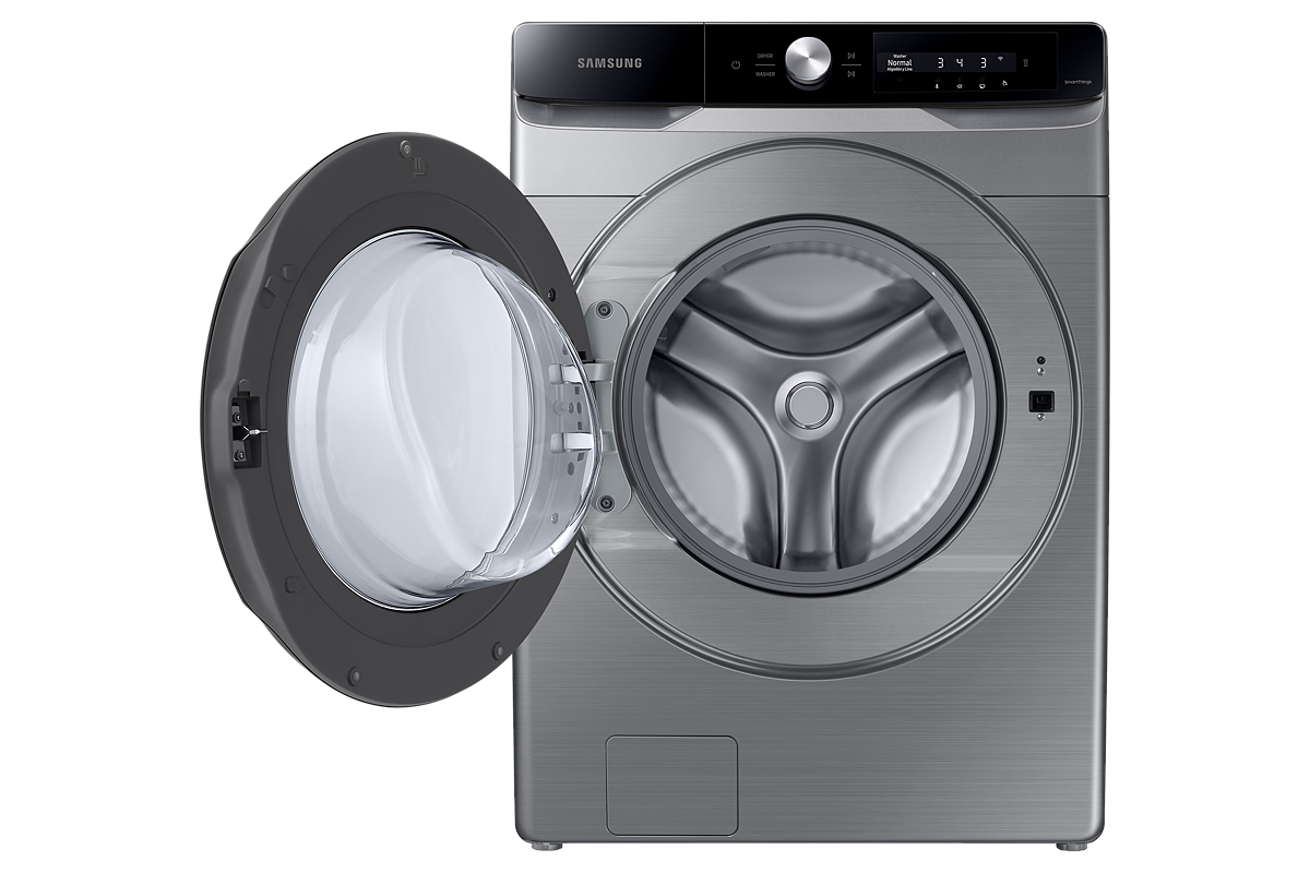 Foto 4 pulgar | Lavadora Samsung Frontal Ai Control Wi Fi  22 Kg Gris