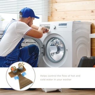 Foto 3 | Conjunto De Válvulas De Entrada De Agua Ge Appliances Wh13x26534 Lavadora - Venta Internacional.