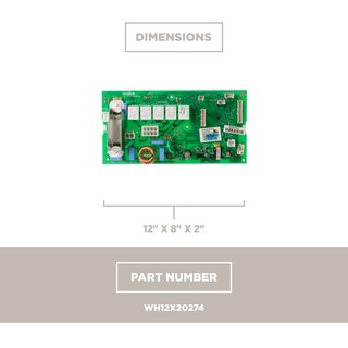Foto 5 | Panel De Control Electrónico Para Lavadora Central De Lavandería Ge Wh12x20274 - Venta Internacional.