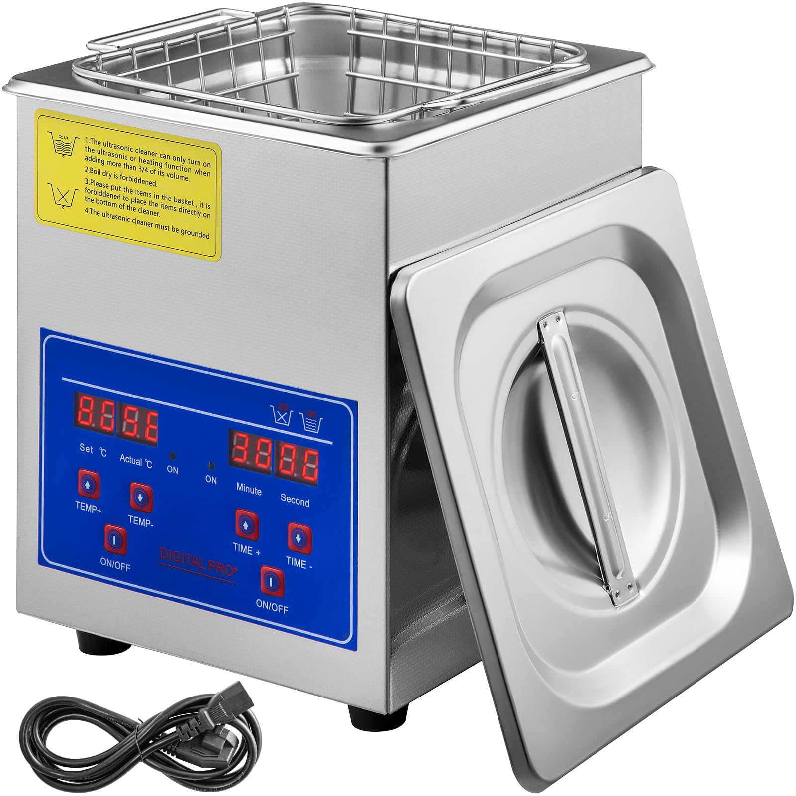 Foto 2 pulgar | Limpiador Ultrasónico De Piezas Vevor Sonic Cleaner 2l Con Temporizador - Venta Internacional.